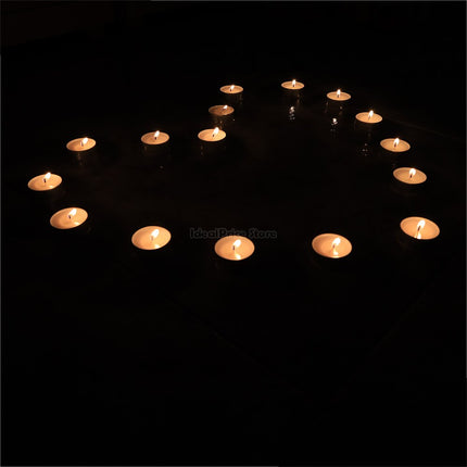 Velas De Té Blancas Sin Perfume Vela Decoración Hogar Paquete De 30/50/100 Unidades Vela Blanca De Cera Duración De 4,5 Horas aprox. Velas Decorativas Para Eventos Tea Lights Candle