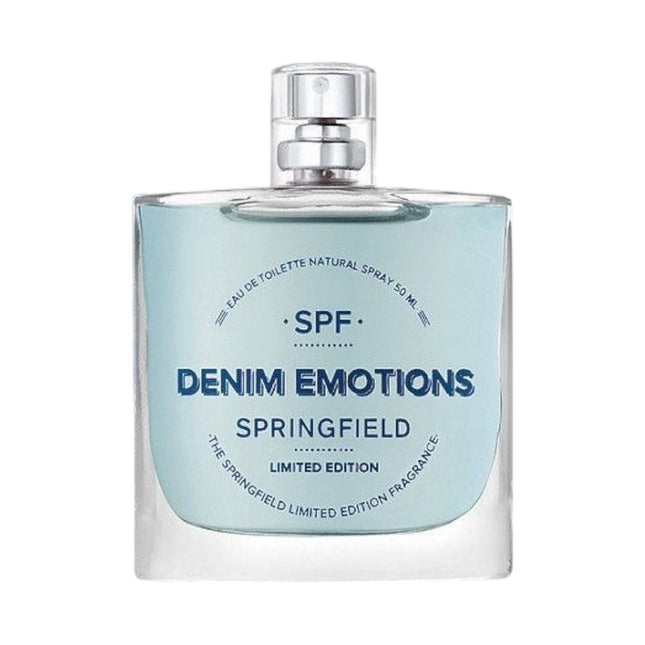 SPRINGFIELD DENIM EMOTIONS EDT SPRAY MEN Perfume For Men 50 ml 