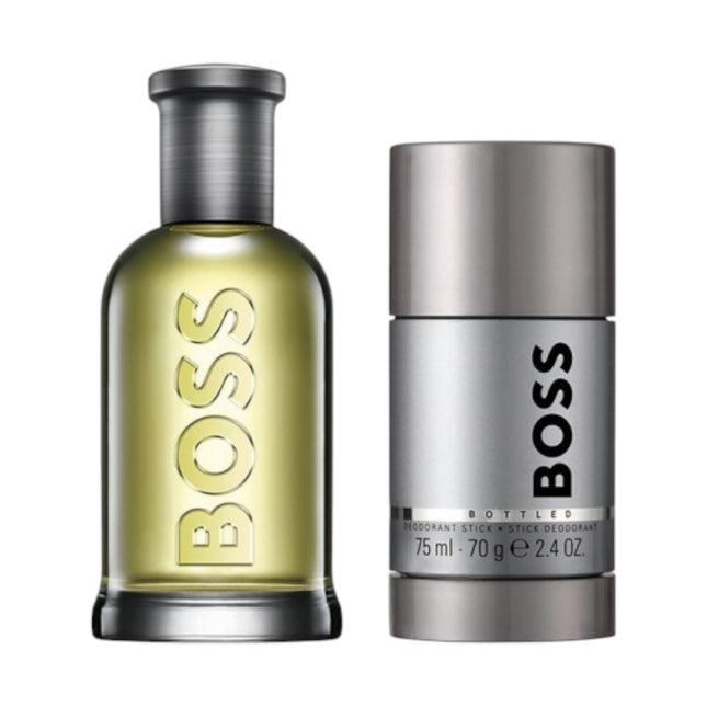 Hugo Boss BOSS BOTTLED Estuche de viaje Cofre de regalo de Eau de Toilette 100 ml + deodorant stick 75 ml