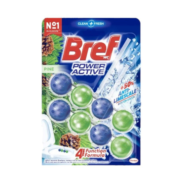 BREF Power Active WC Disinfectant Hanger Pine Duplo - Packaging may vary 