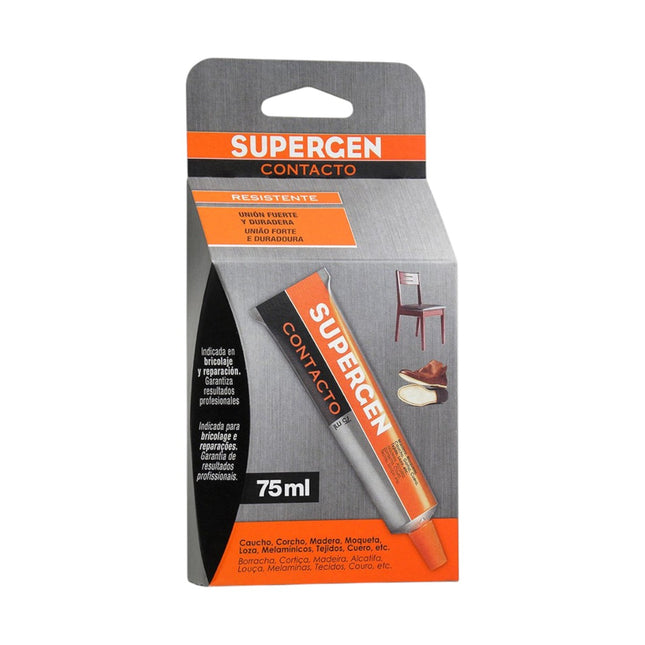 Supergen Pegamento de contacto incoloro 75 ml