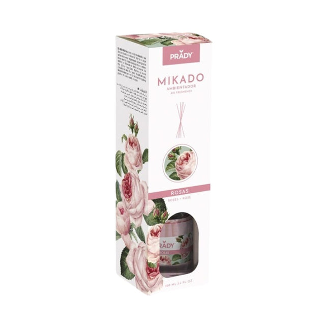 PRADY Ambientadores Mikado de 100 ml Ambientador Mikado ROSAS