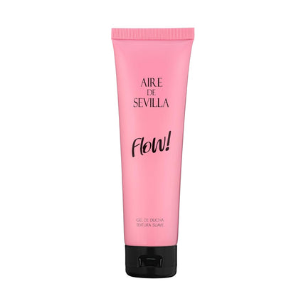 AIRE DE SEVILLA FLOW Estuche de cosmética para mujer con Perfume 100 ml + Gel de ducha suave 100 ml + Body Mist 100 ml Cofre de regalo de ritual perfumado