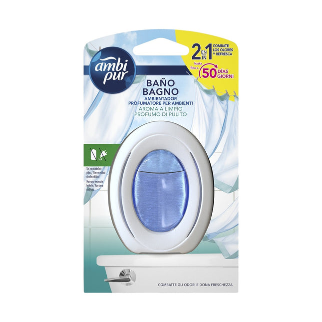 AMBIPUR BATHROOM air freshener 2 in 1 clean scent 7.5 ml