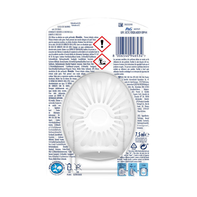 AMBIPUR BATHROOM air freshener 2 in 1 clean scent 7.5 ml