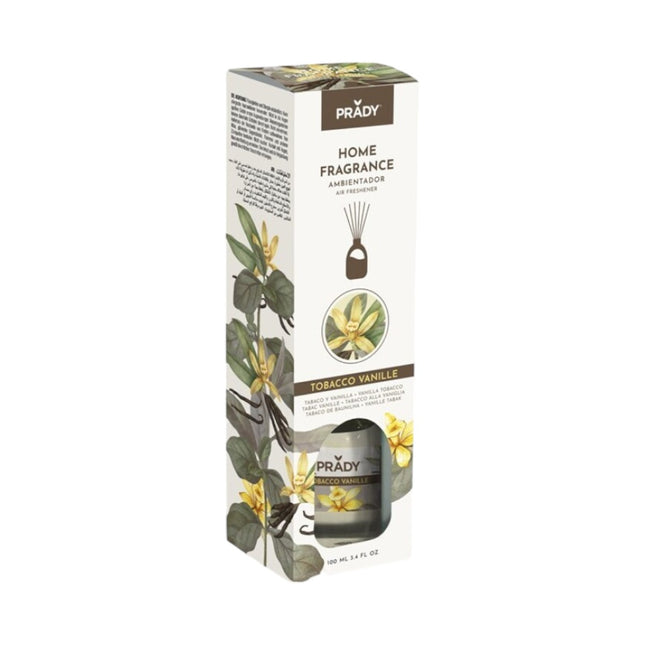 PRADY Ambientadores Mikado de 100 ml Ambientador Mikado TOBACCO VANILLE