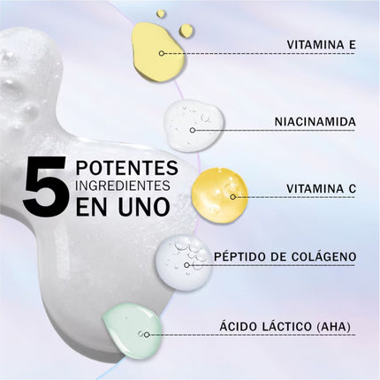 OLAY Super Sérum 5 Beneficios en Uno Sérum Hidratante Antiedad Con Vitamina C Y Niacinamida ofrece Líneas más Suaves Piel más Firme y Tono más Uniforme 30 ml