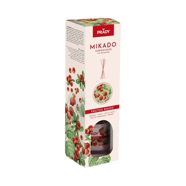 PRADY Ambientadores Mikado de 100 ml Ambientador Mikado FRUTOS ROJOS