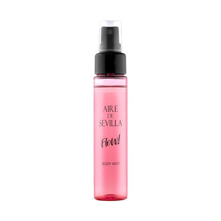 AIRE DE SEVILLA FLOW Estuche de cosmética para mujer con Perfume 100 ml + Gel de ducha suave 100 ml + Body Mist 100 ml Cofre de regalo de ritual perfumado